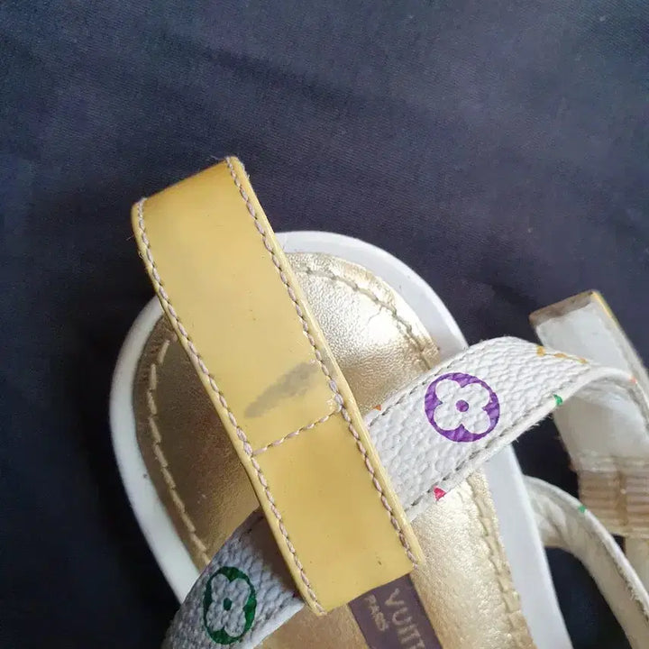 [BUNJANG] Louis Vuitton Multi-Color T-Strap Sandals / 루이비통 멀티 컬러 샌들