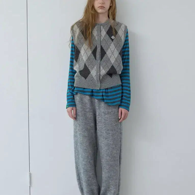 [BUNJANG] Nocontents Terry Jogger Pants Melange Gray / 노컨텐츠 Acrylic terry pants 테리조거팬츠 멜란지그레이