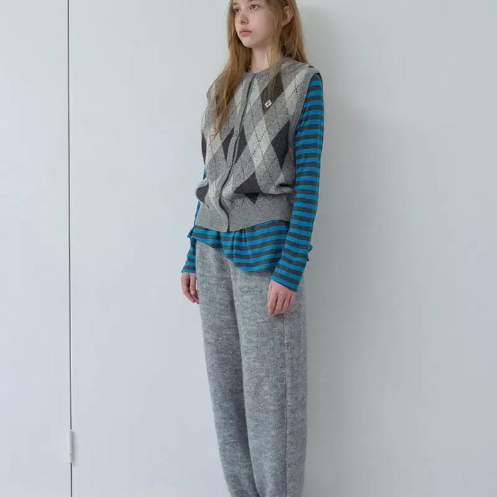 [BUNJANG] Nocontents Terry Jogger Pants Melange Gray / 노컨텐츠 Acrylic terry pants 테리조거팬츠 멜란지그레이