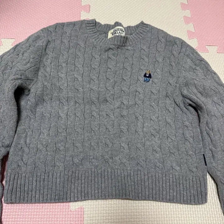 [BUNJANG] Who.A.U Crop Long Sleeve Knit Top / 후아유 크롭 긴팔 니트 s (착샷O)