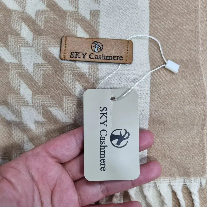 [BUNJANG] Sky Cashmere Muffler / 새상품 스카이 캐시미어 머플러ㅡ0204
