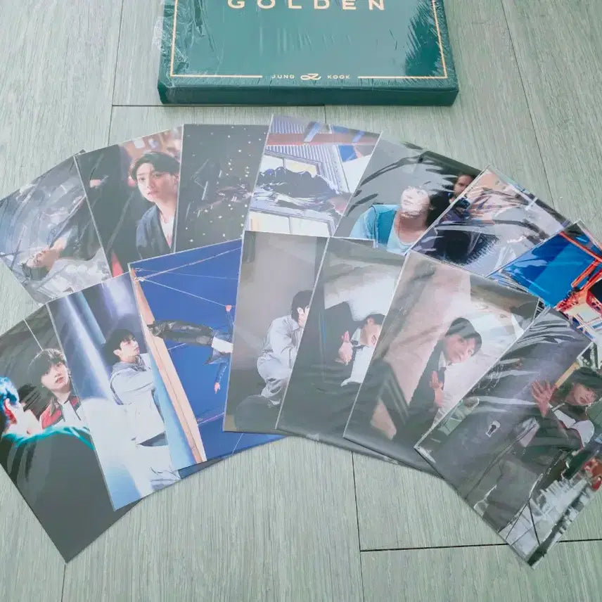 방탄소년단 BTS 정국 골든 전시회 인화사진 포카 특전