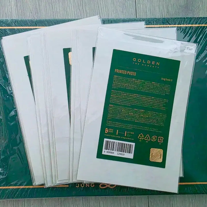 방탄소년단 BTS 정국 골든 전시회 인화사진 포카 특전