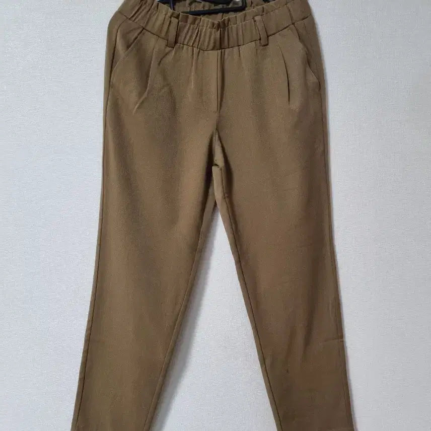 [BUNJANG] Anacapri Wide Banding Semi Baggy Fit Pants Camel / 와이드밴딩 세미배기핏 바지 66.77