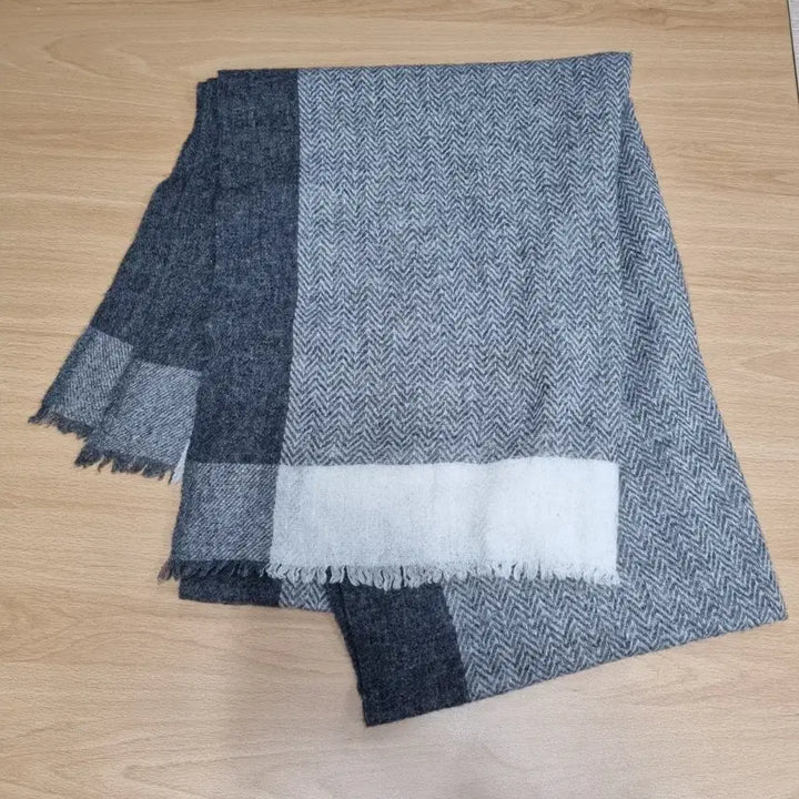 [BUNJANG] G Studio Cashmere Herringbone Muffler / 지스튜디오 캐시미어 머플러ㅡ0204