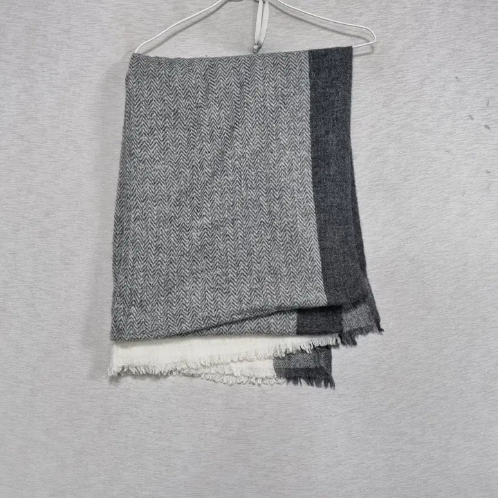 [BUNJANG] G Studio Cashmere Herringbone Muffler / 지스튜디오 캐시미어 머플러ㅡ0204