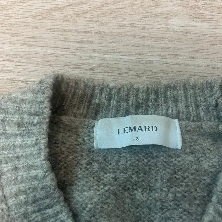 [BUNJANG] Le Mâle Beige Wool Knit / 르마드/베이지 울 니트