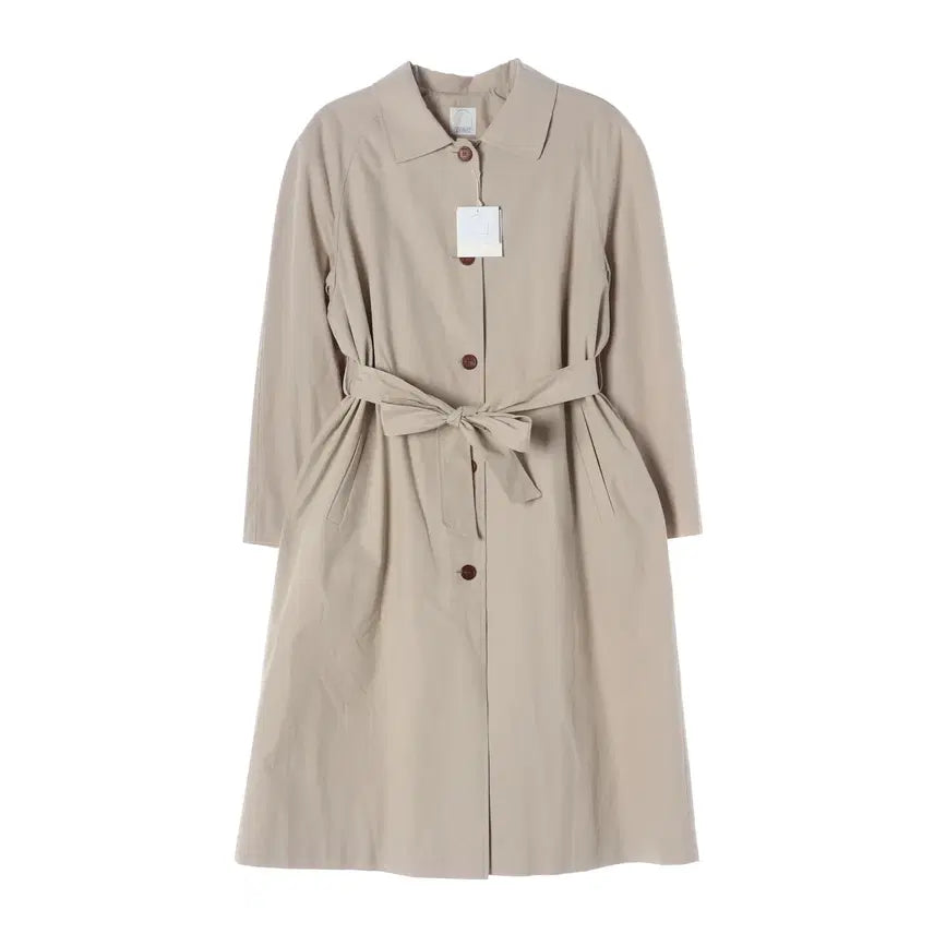 [BUNJANG] Taanat Belted Cotton Single Long Trench Coat / (새상품) 타낫 벨티드 코튼 싱글 롱 트렌치 코트