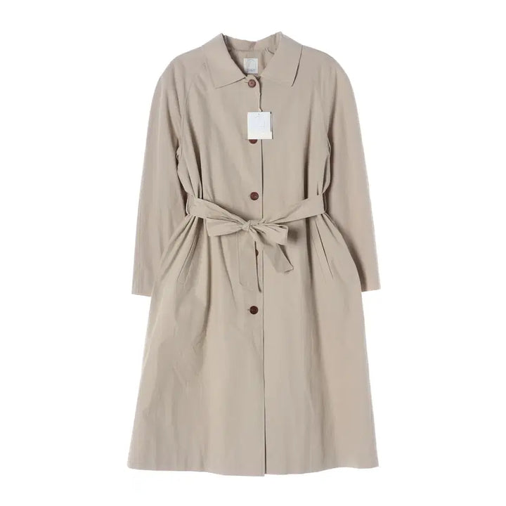 [BUNJANG] Taanat Belted Cotton Single Long Trench Coat / (새상품) 타낫 벨티드 코튼 싱글 롱 트렌치 코트