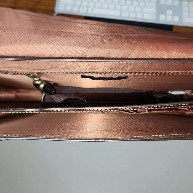 [BUNJANG] Wilson Leather Dark Brown Leather Briefcase + Bonus Bag / [새상품/택포함] 윌슨 레더 천연가죽 서류가방/(덤으로 가방 +1)