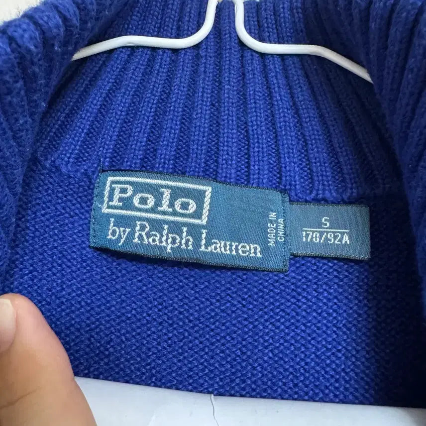 [BUNJANG] Polo Ralph Lauren Zip-up Jacket Blue / 폴로 랄프로렌 집업 블루 100