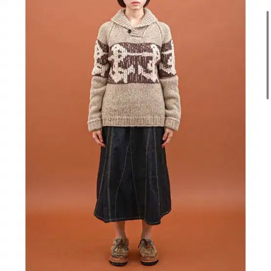 [BUNJANG] SAFARISPOT Heavy Knit Beige / SAFARISPOT 헤비 니트 베이지