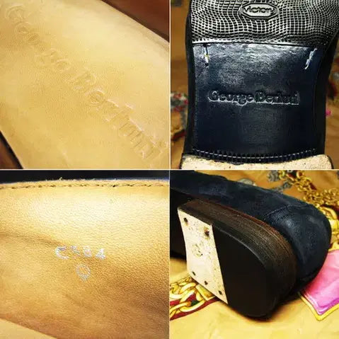 [BUNJANG] George Berluti Penny Loafers / 일본수제화 조지 벨루티 네이비블루 카프스킨 페니로퍼 275