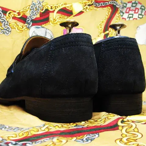 [BUNJANG] George Berluti Penny Loafers / 일본수제화 조지 벨루티 네이비블루 카프스킨 페니로퍼 275