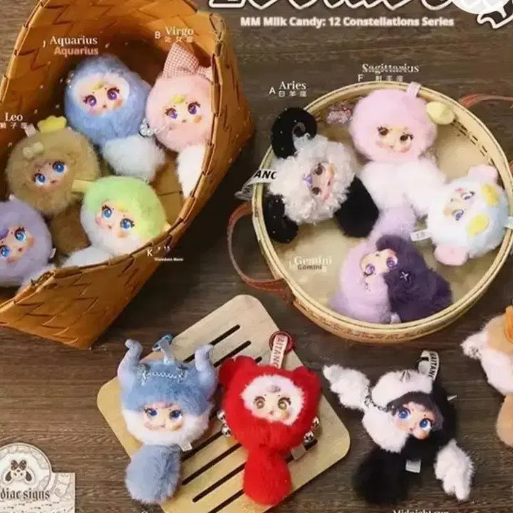 [BUNJANG] Milk Candy Zodiac 12 Animal Doll Keyring / -1000원) 밀크캔디mm 십이간지 조디악 인형 키링