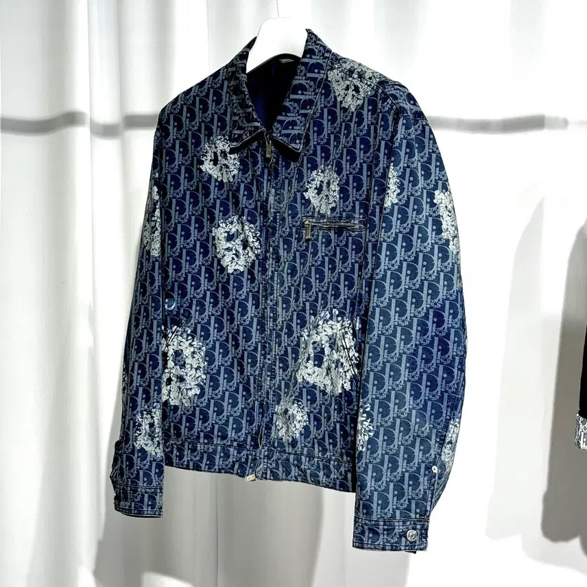 [BUNJANG] Dior Denim Tears Oblique Denim Jacket 50 / 디올 데님티어스 오블리크 청자켓 블루종 50
