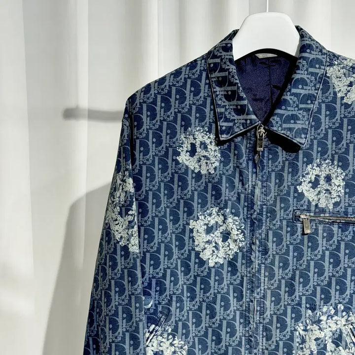 [BUNJANG] Dior Denim Tears Oblique Denim Jacket 50 / 디올 데님티어스 오블리크 청자켓 블루종 50