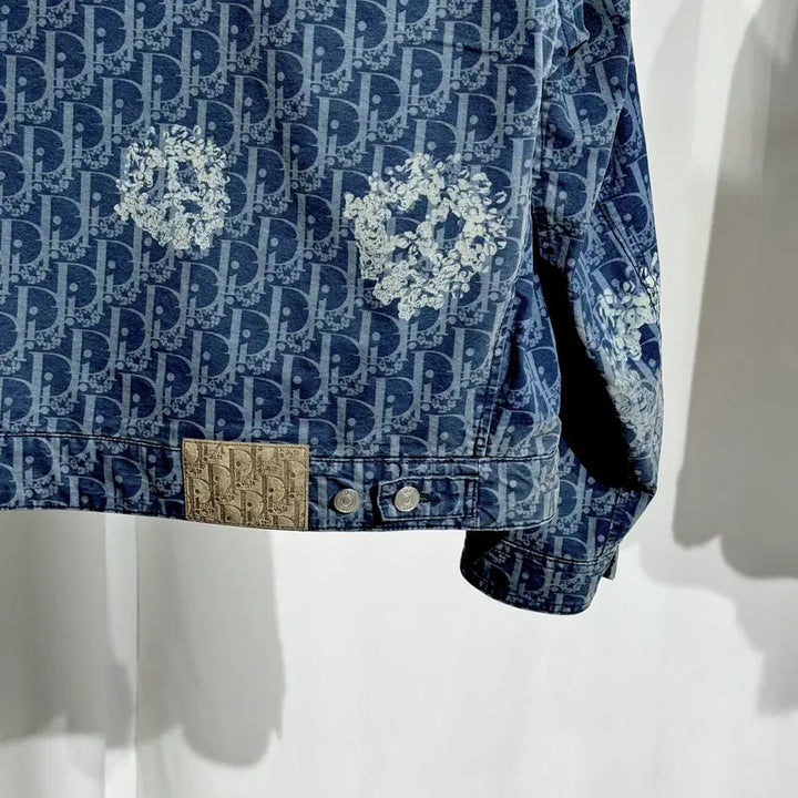 [BUNJANG] Dior Denim Tears Oblique Denim Jacket 50 / 디올 데님티어스 오블리크 청자켓 블루종 50