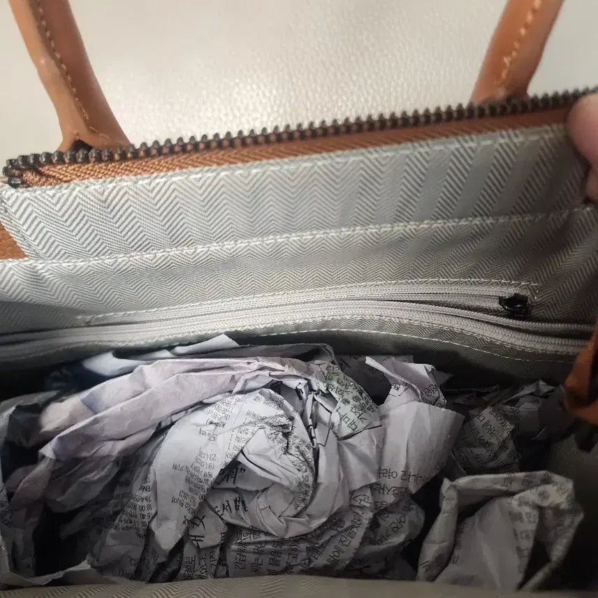 [BUNJANG] Leather Tote Bag / 소가죽 가방