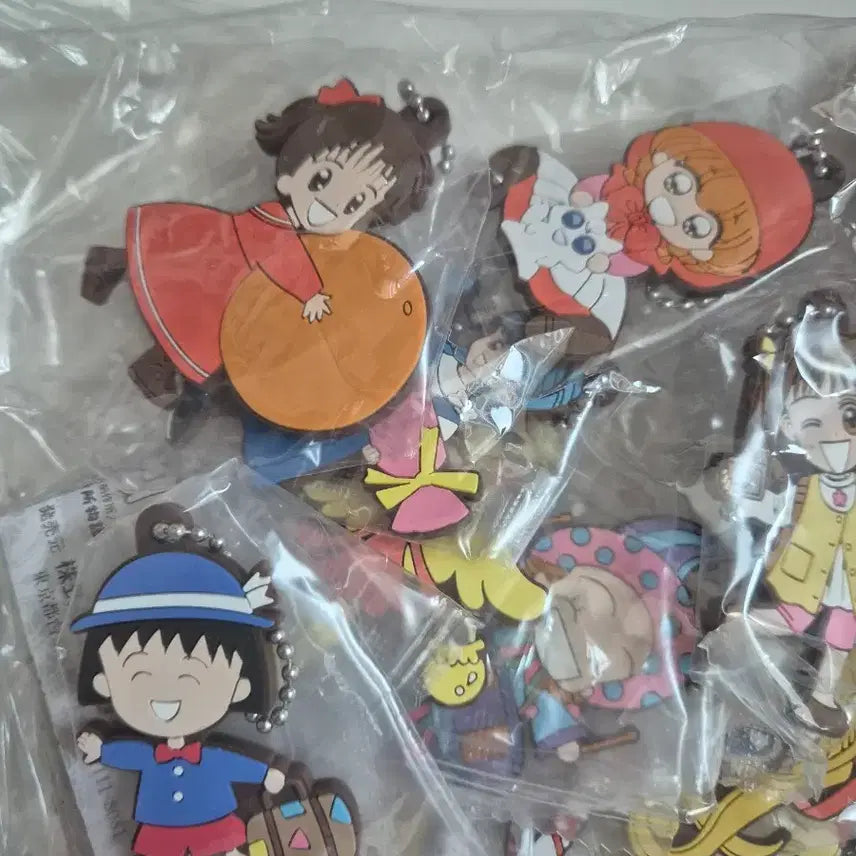 [BUNJANG] Bandai Ribbon 70th Anniversary Rubber Keyring Full Set / 반다이 리본 70주년 고무 키링 가챠 풀셋