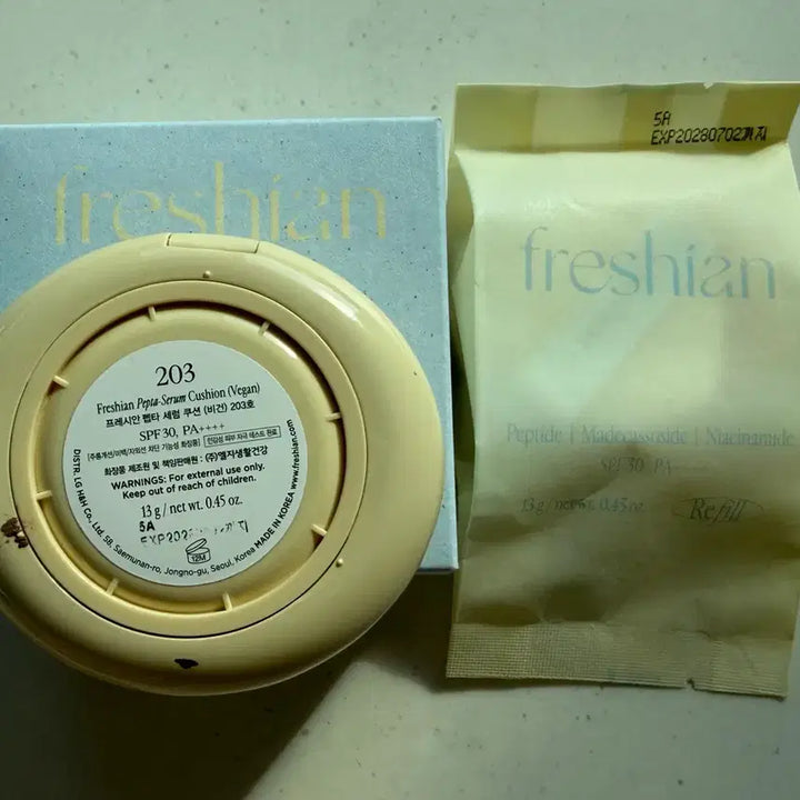 [BUNJANG] Freshian Pepta Serum Cushion 203 / 프레시안 펩타 세럼 쿠션 203호