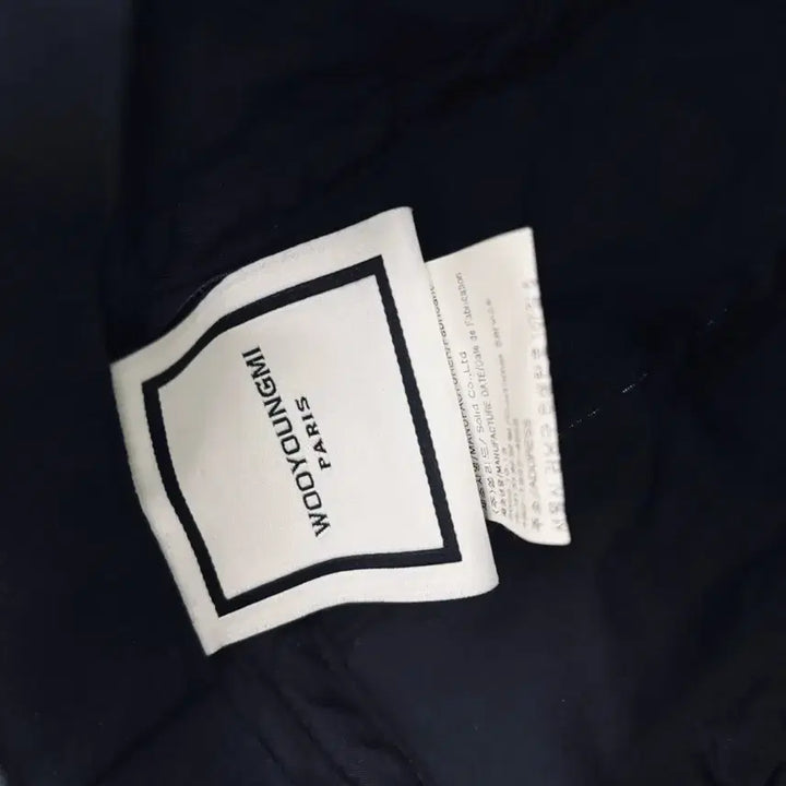 [BUNJANG] WOOYOUNGMI PARIS WYM Logo Black Cap / WOOYOUNGMI PARIS WYM 로고 블랙 캡