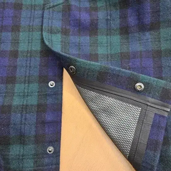 [BUNJANG] K-WAY 3L Waterproof Check Wool Coat / K-WAY(까웨) 3L방수 체크 울코트(IT8)