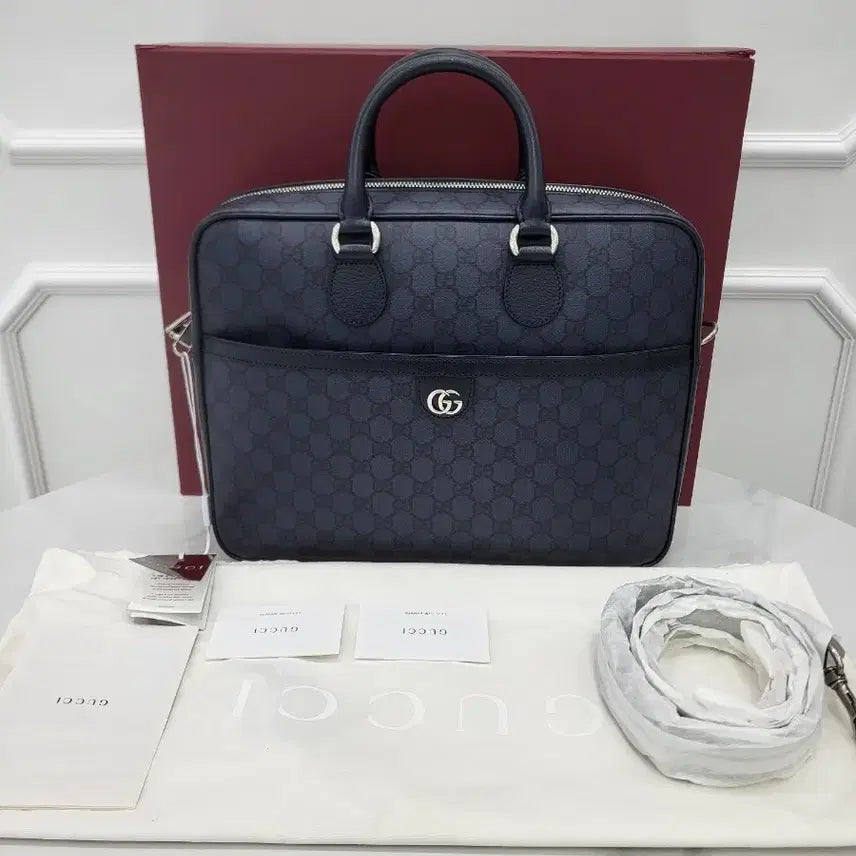 [BUNJANG] Gucci Ophidia Medium Briefcase Tote Bag / 구찌 GG 오피디아 미디움 브리케이스 토트백 792116 새상품