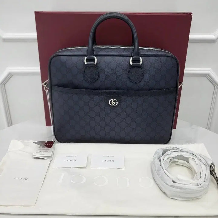 [BUNJANG] Gucci Ophidia Medium Briefcase Tote Bag / 구찌 GG 오피디아 미디움 브리케이스 토트백 792116 새상품