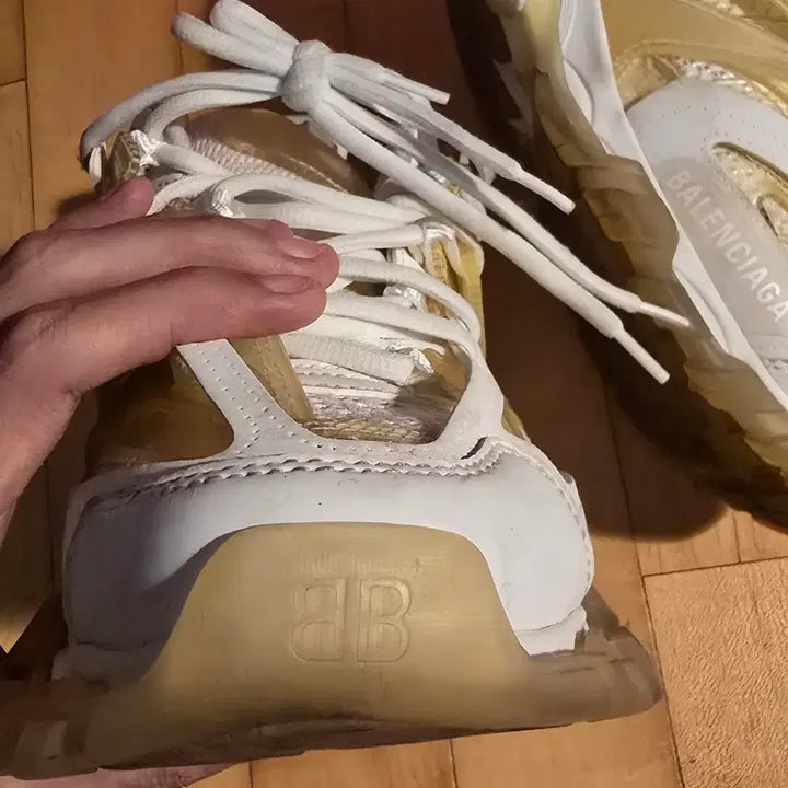 [BUNJANG] Balenciaga Track Sneakers White 37 / [쿨거래시네고콜]발렌시아가 트랙 스니커즈 화이트 37