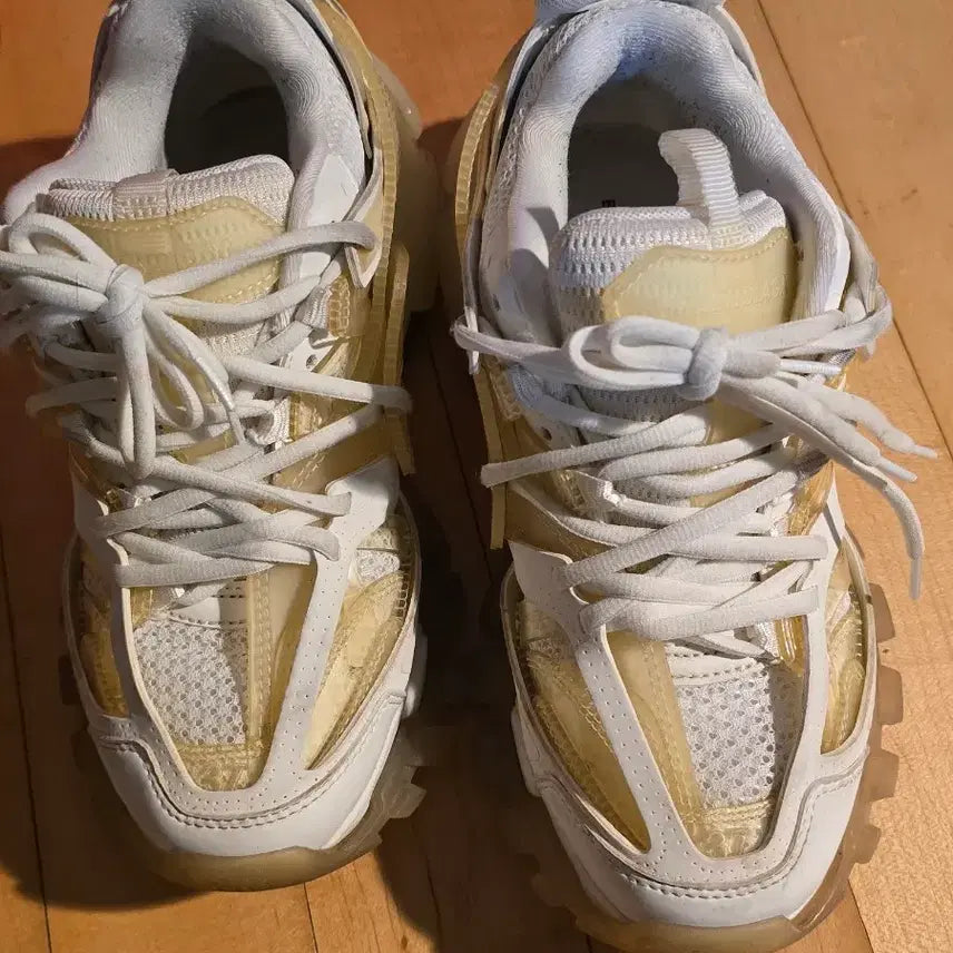 [BUNJANG] Balenciaga Track Sneakers White 37 / [쿨거래시네고콜]발렌시아가 트랙 스니커즈 화이트 37