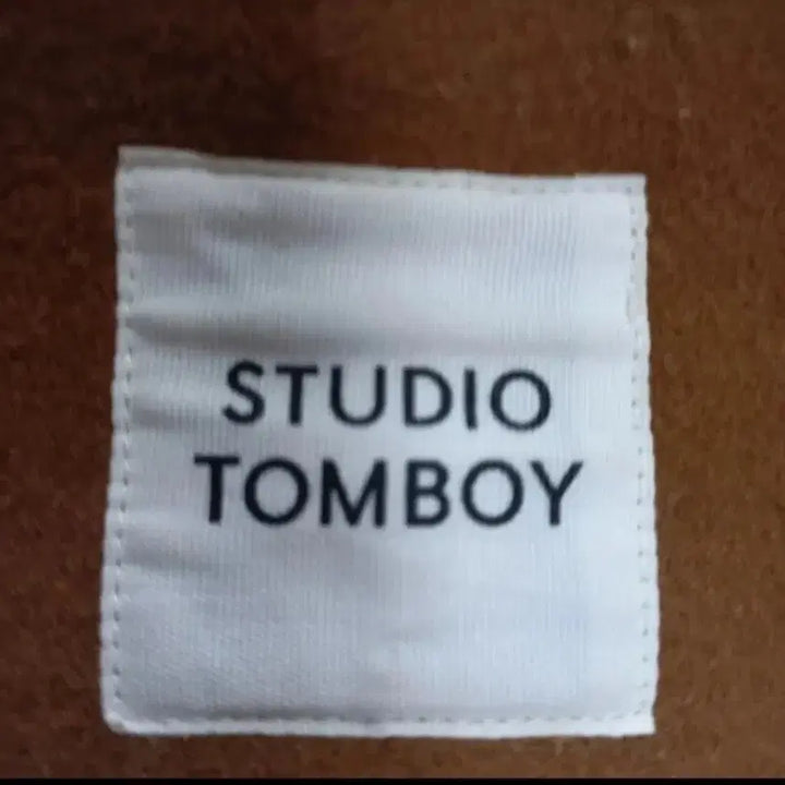 [BUNJANG] STUDIO TOMBOY No Collar Brown Jacket / STUDIO TOMBOY 노카라브라운 자켓