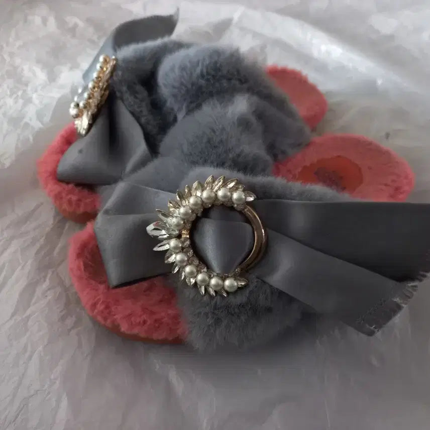 [BUNJANG] Suecomma Bonnie Fur Slippers (230) / 슈콤마보니 퍼 슬리퍼(230)
