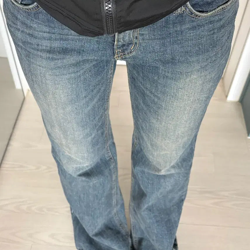 [BUNJANG] BlackUp Vintage Denim Bootcut Jeans / 블랙업 빈티지 데님 부츠컷