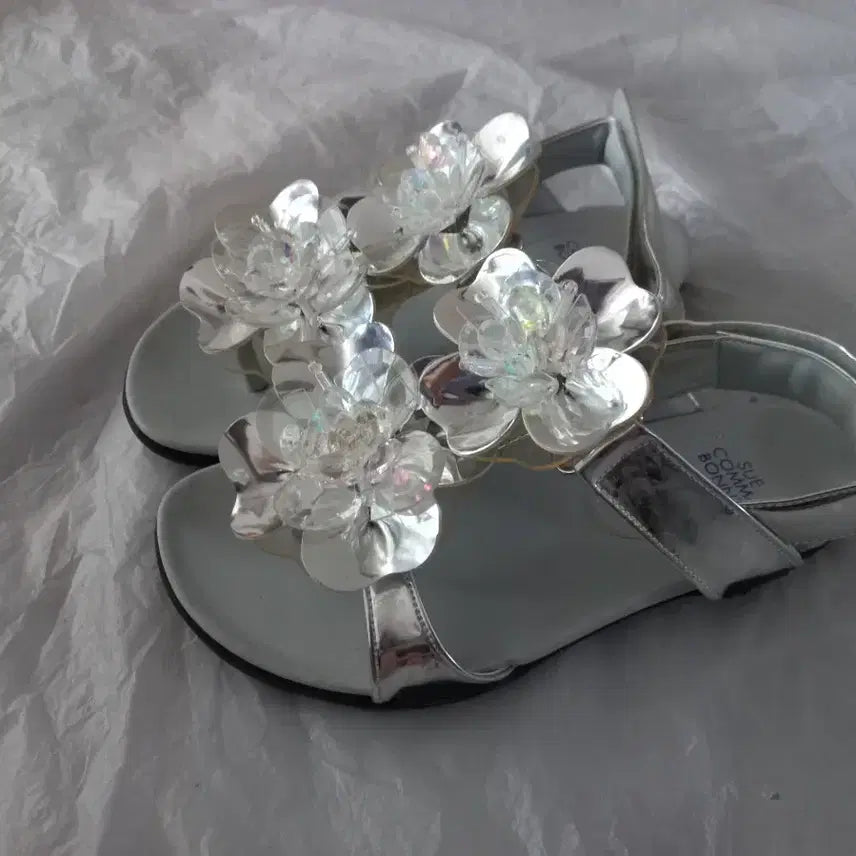 [BUNJANG] Suecomma Bonnie Silver Sandals (230) / 슈콤마보니 샌들(230)