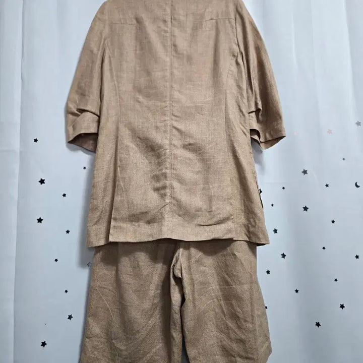 [BUNJANG] Daniel Este Linen 100% Set / 다니엘에스떼 린넨100% 반팔 자켓 반바지 셋업 세트 55