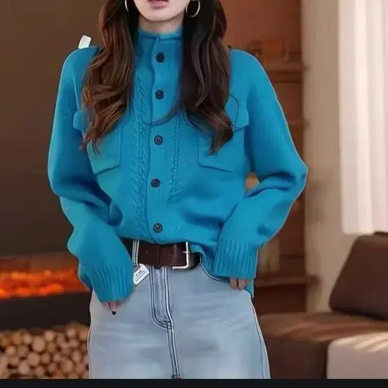 [BUNJANG] Twisted Knit Cardigan / 꽈배기 가디건