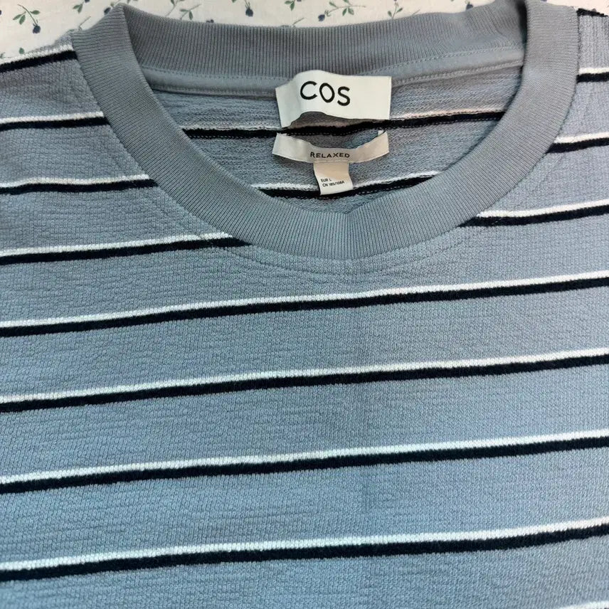 [BUNJANG] COS Striped Short Sleeve T-shirt L / 코스 cos 스트라이프 반팔 티셔츠 L