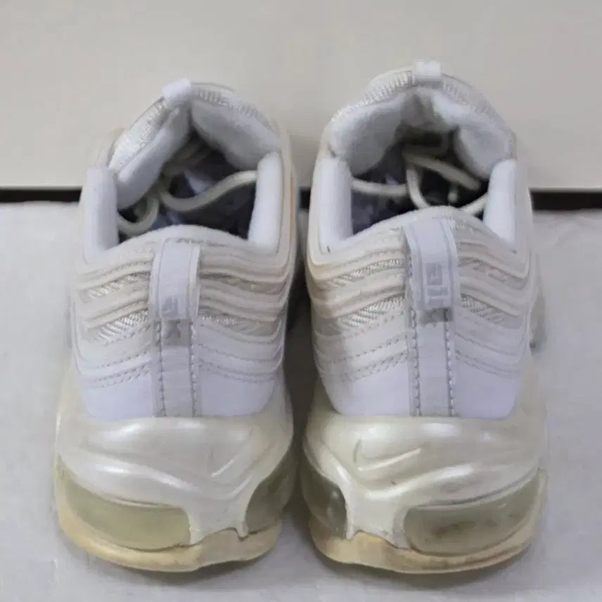 [BUNJANG] Nike Air Max 97 White Pure Platinum Sneakers / [245] 나이키 에어맥스97 화이트퓨어플래티넘ㅡ최저가