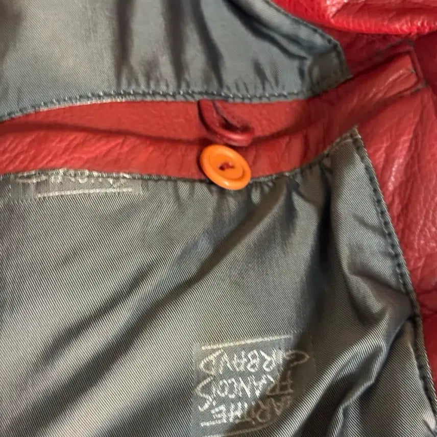 [BUNJANG] Marithe Francois Girbaud 90s Leather Jacket / 90s 마리떼 프랑소와 저버 레더자켓