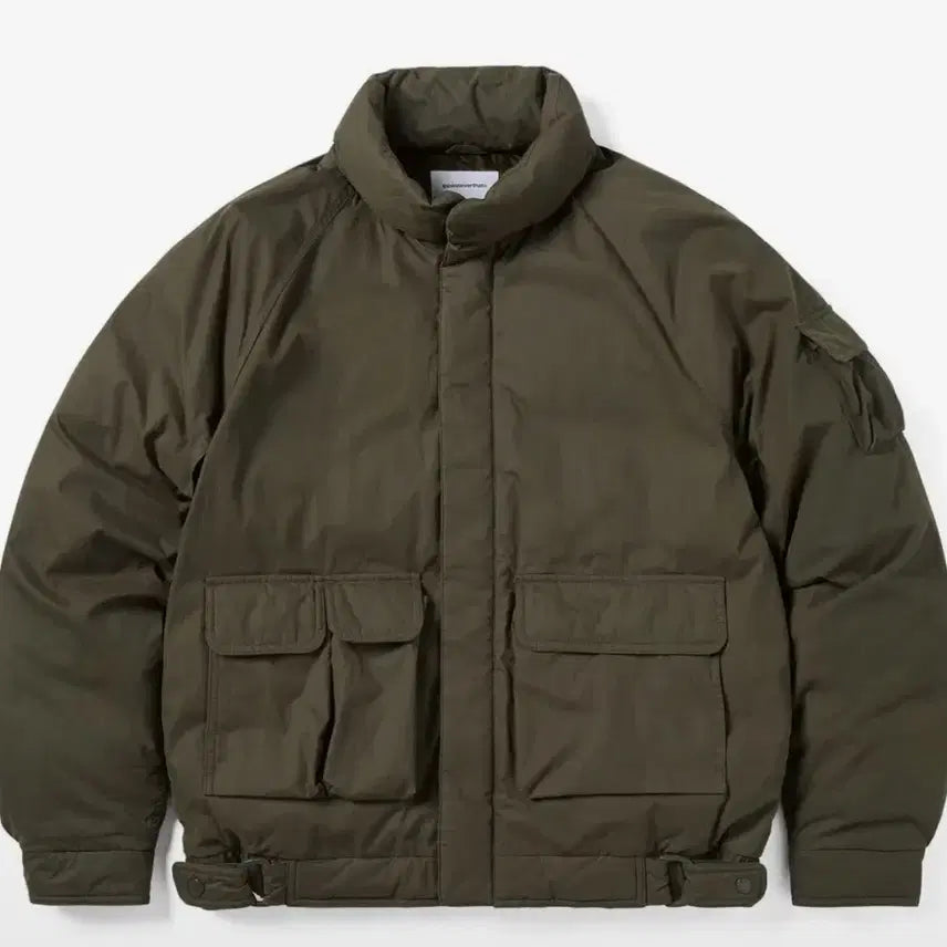 [BUNJANG] thisisneverthat Multi-Pocket Down Jacket Olive Brown M / 디스이즈네버댓 멀티포켓다운자켓 패딩 올리브 브라운 컬러 m사이즈