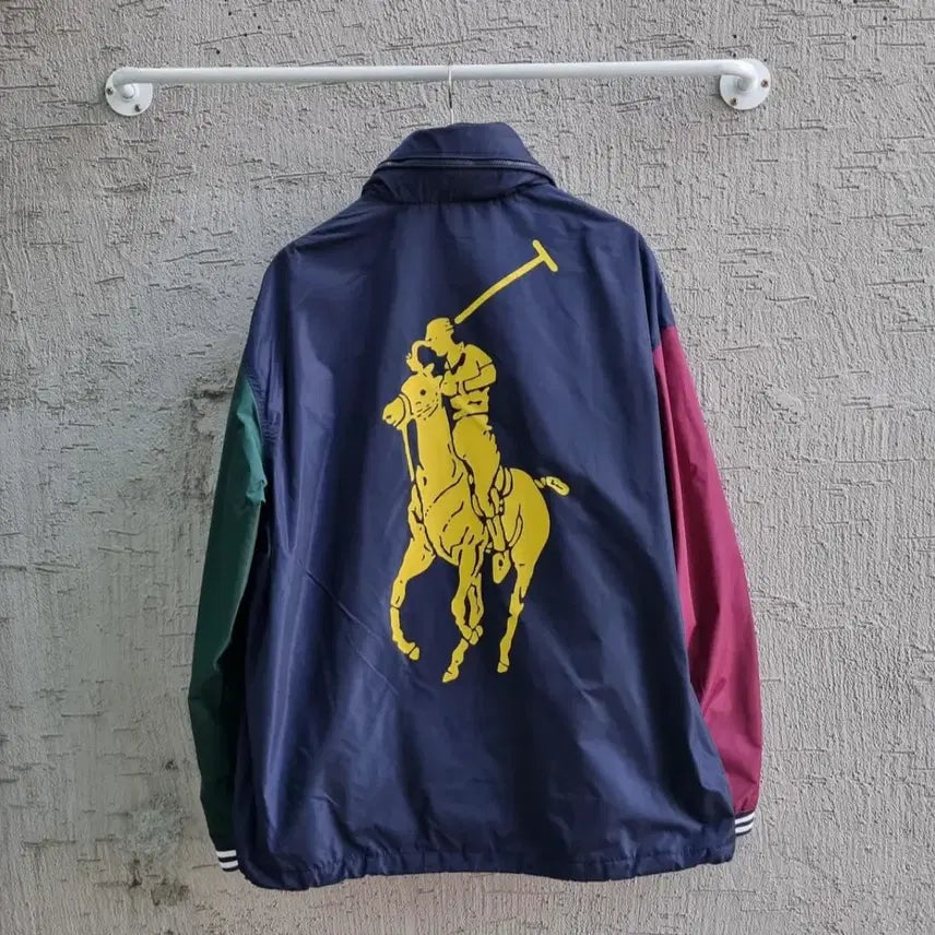 [BUNJANG] Polo Ralph Lauren USA Windbreaker / 폴로 빅포니 백로고 USA 바람막이