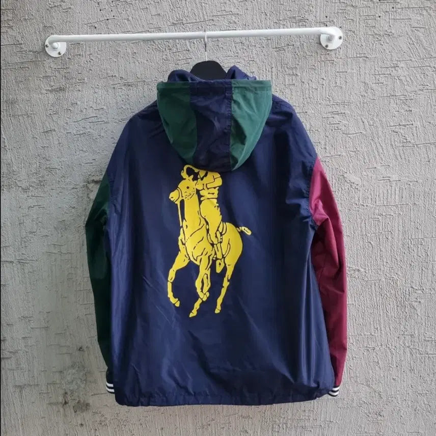 [BUNJANG] Polo Ralph Lauren USA Windbreaker / 폴로 빅포니 백로고 USA 바람막이
