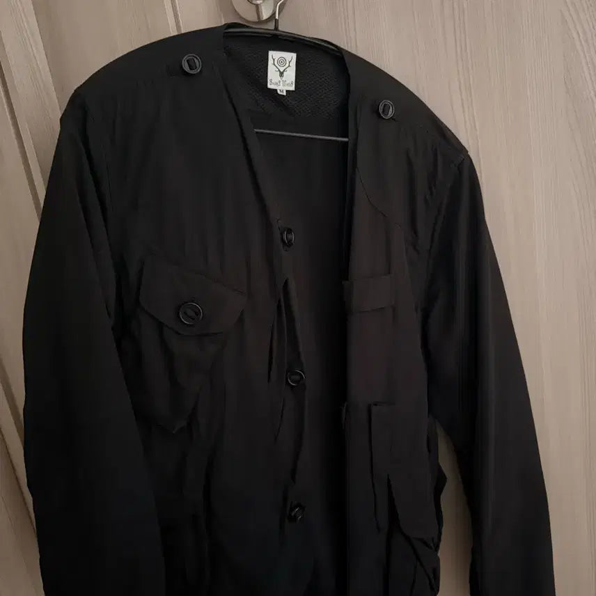 [BUNJANG] Tenkara Black Non-Collar Jacket (M Size) / 텐카라 블랙 논카라M사이즈