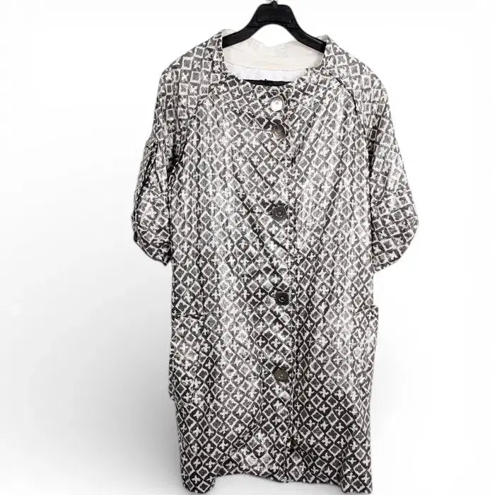 [BUNJANG] Obze Pattern Jacket / 여성0/ 한섬 오브제 패턴 자켓BK 36-23