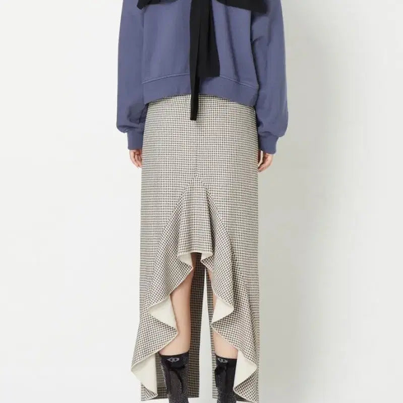 [BUNJANG] Lucky Chouette Atelier Ruffle Long Skirt / 새상품)럭키슈에뜨 아뜰리에  러플 롱스커트36