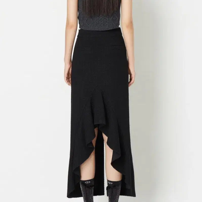 [BUNJANG] Lucky Chouette Atelier Ruffle Long Skirt / 새상품)럭키슈에뜨 아뜰리에  러플 롱스커트36