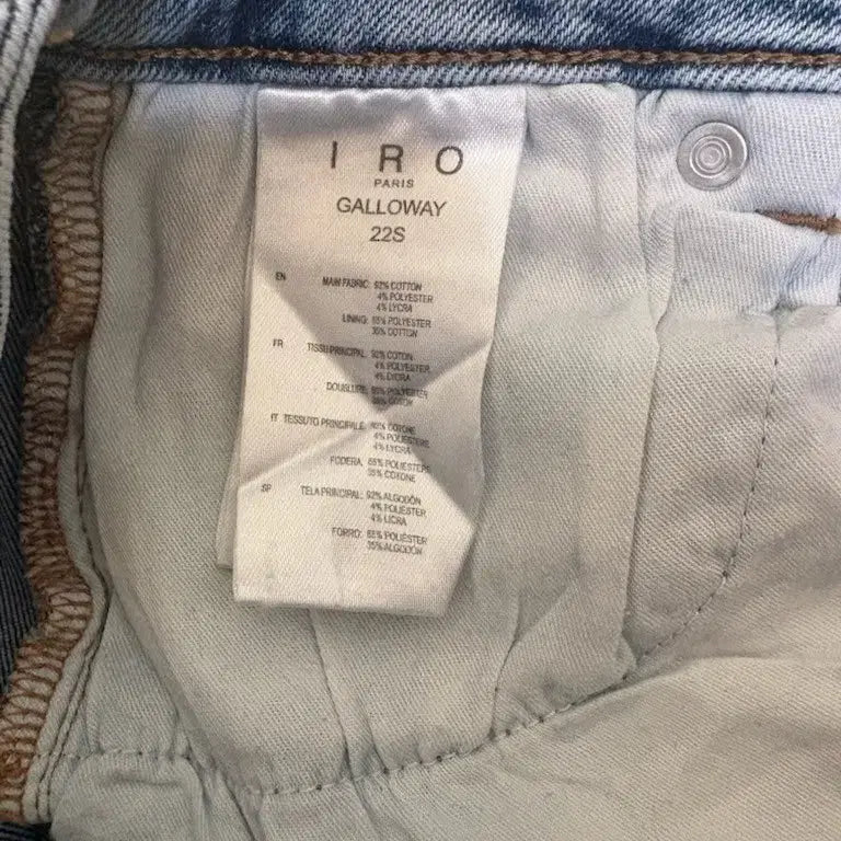 [BUNJANG] IRO Denim Jeans 24-25 Size / !마지막,가격내림!IRO 연청 데님 청바지24~25사이즈