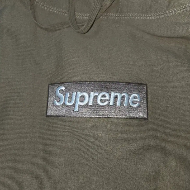 [BUNJANG] Supreme Box Logo Hoodie Dark Sand 23FW / 슈프림 박스로고 후드 다크샌드 23fw