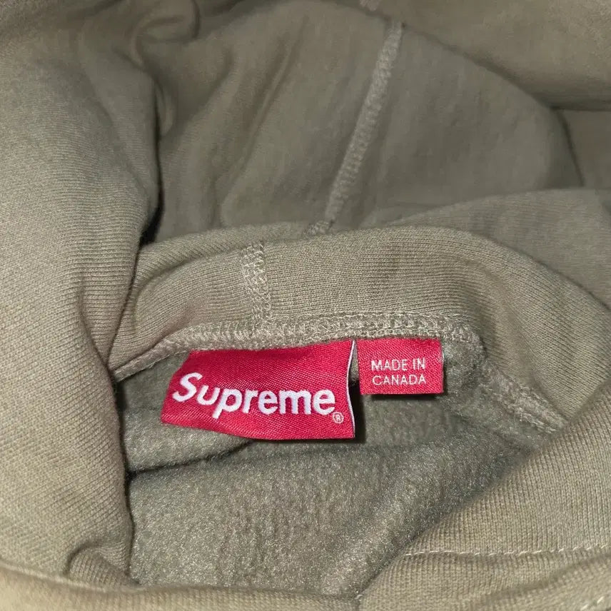 [BUNJANG] Supreme Box Logo Hoodie Dark Sand 23FW / 슈프림 박스로고 후드 다크샌드 23fw